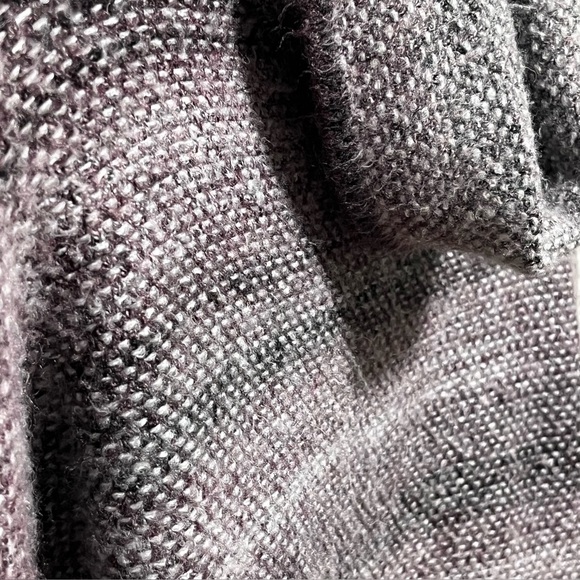 Max Studio Cozy Gray Purple
Variegated Soft Stripe Pullover cowlneck Sweater - Picture 2 of 8